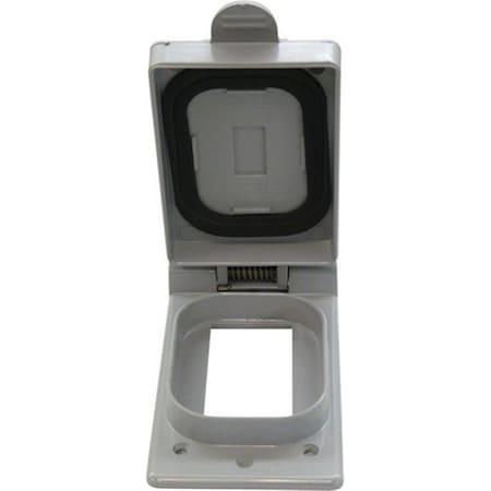 Keen Electrical Box Cover, 1 Gang, GFCI Cover KE613292